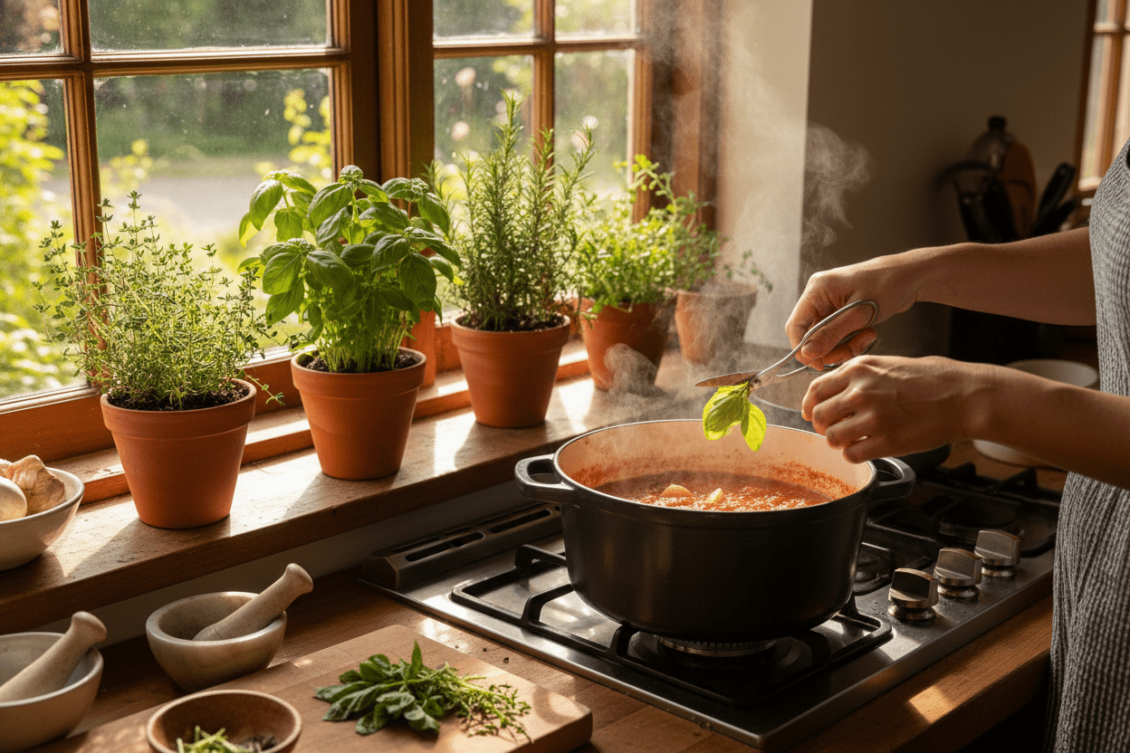 Kitchen Herbs - Green Mist